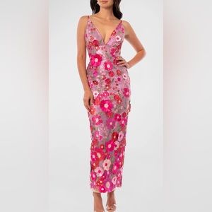 Helsi Norah Sequin Dress in Pink
